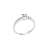Anello Comete Donna in Oro bianco Diamante 0.15 Ct ANB2603 - ANB2603